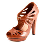 Tan Peep-toe Shoes - Dorothy Perkins £35